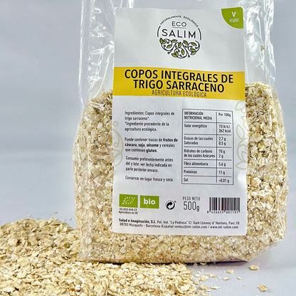 COPOS DE TRIGO SARRACENO INTEGRAL 500G