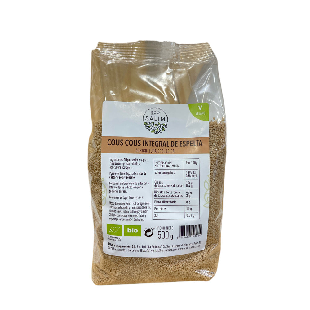 COUS-COUS DE ESPELTA INTEGRAL 500G