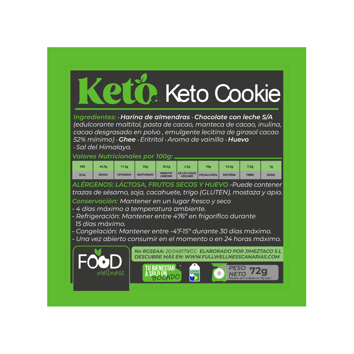 KETO COOKIES (72G)